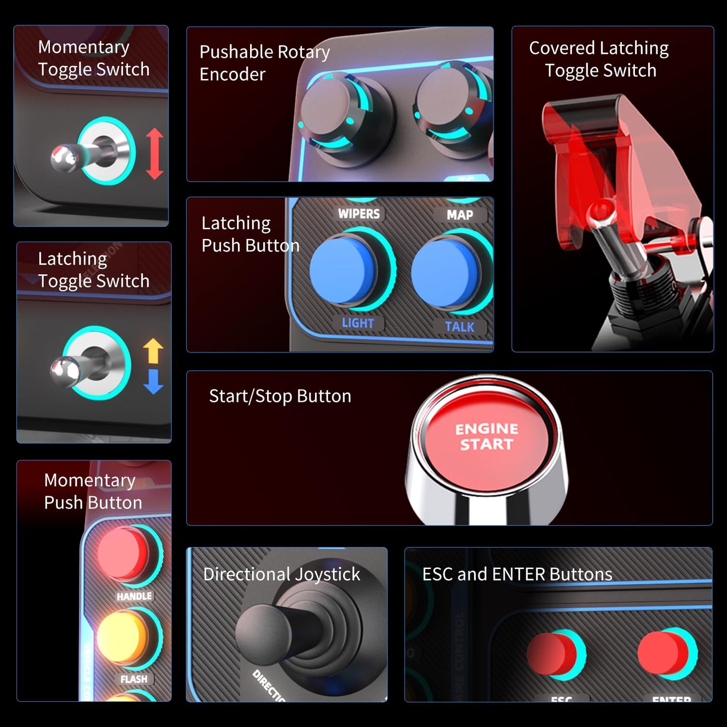 PXN CB1 Button Box