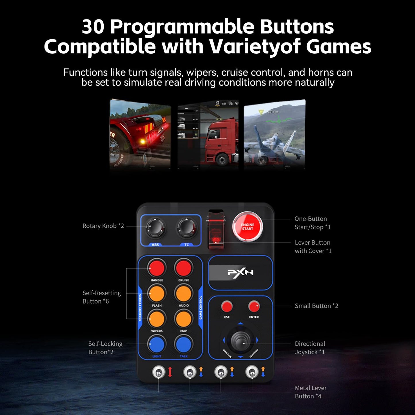 PXN CB1 Button Box